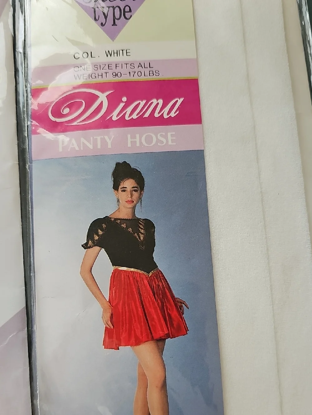 3 Pair Of Panty Hose. New In Pkg. One Size 90- 170 Lbs.2 Are Queentex 1 Is Diana